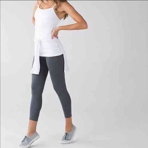 Lululemon Zone In Crop Size 4 Gray